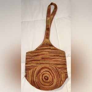 Helen Kaminski 100% Raffia Spiral Weave Shoulder Bag EUC